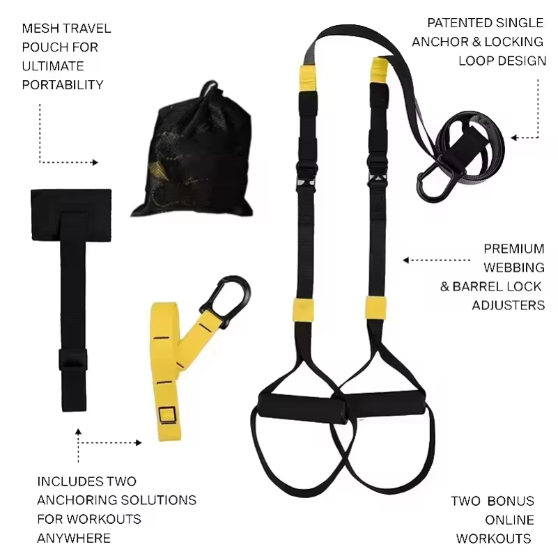 Yoga Fitness Trx - Suspension-Trainingsgurt Fitness Krafttraining Suspension Trainer Verstellbarer