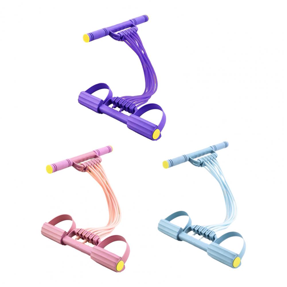 Yoga Pedal Puller Fitness Equipment - 10-Röhren-Pedal-Widerstandsband, Spannungsseil, elastisches Yoga-Pedalzugband, Körperdehnungstrainer, Heim-Fitness-Trainingsgerät