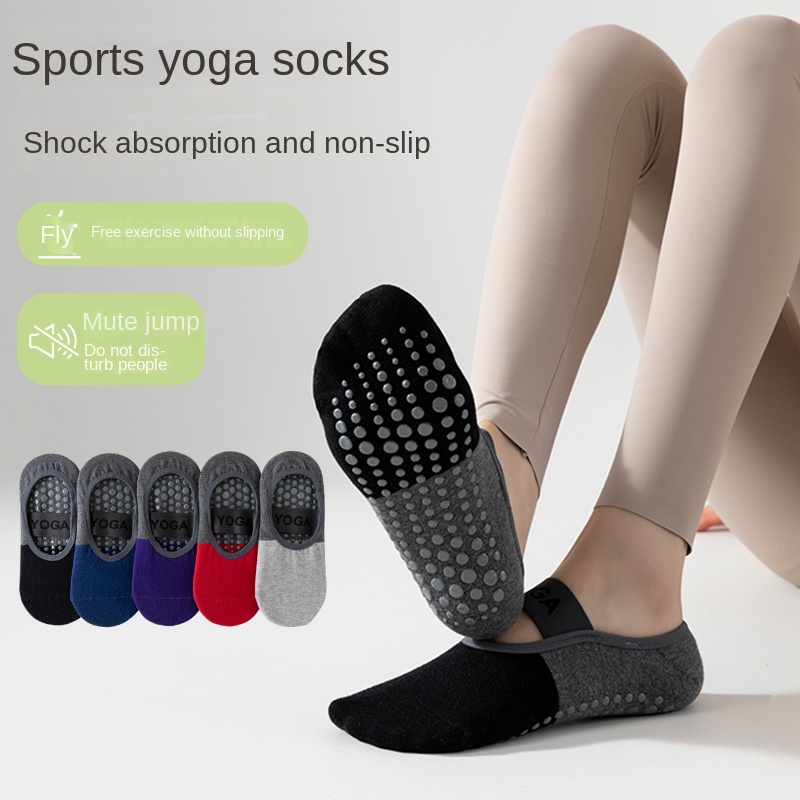 Yoga & Fitness With Denise - 5 Paar Cross-Border Professional Yoga-Socken, Baumwollsocken