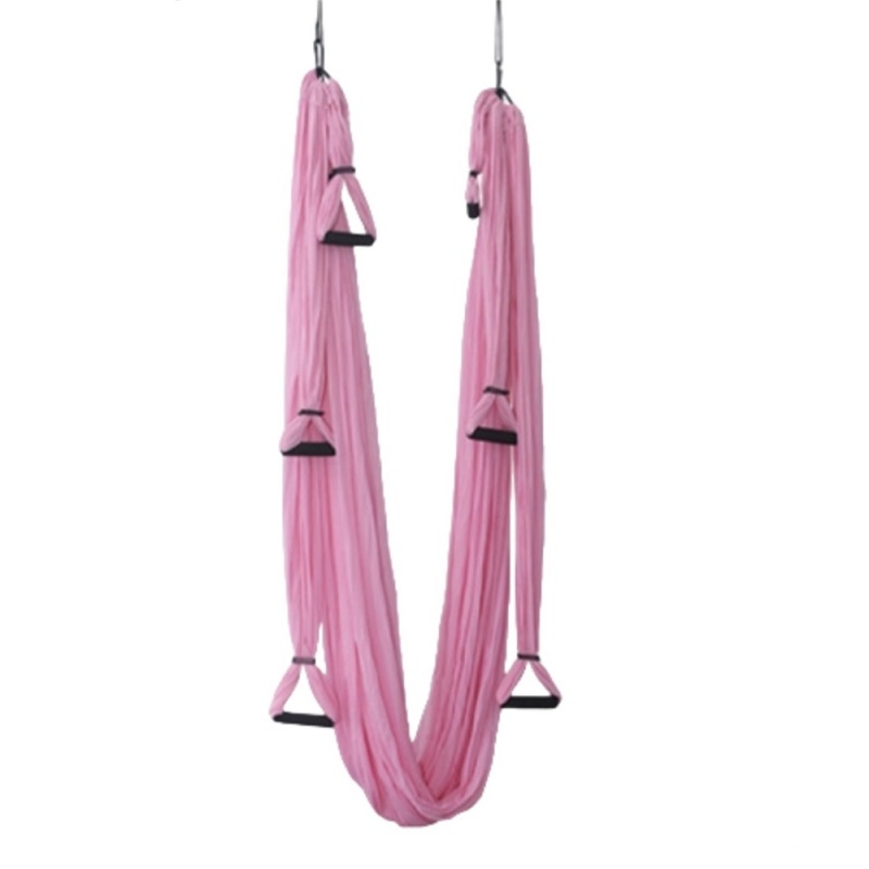 Yoga Swing Aerial - Hochwertige Antigravitations-Soft-Aerial-Yoga-Hängematte Fliegende Yoga-Schaukel mit Verlängerungsgurten