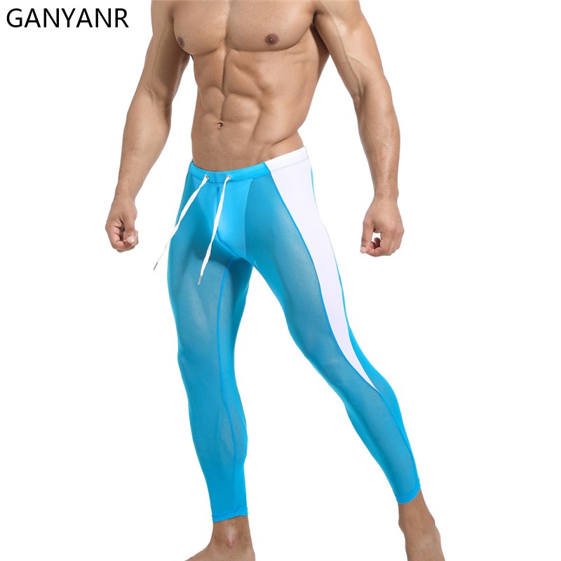 Yoga & Fitness With Denise - GANYANR Laufhose Männer Kompression Hosen Sportswear