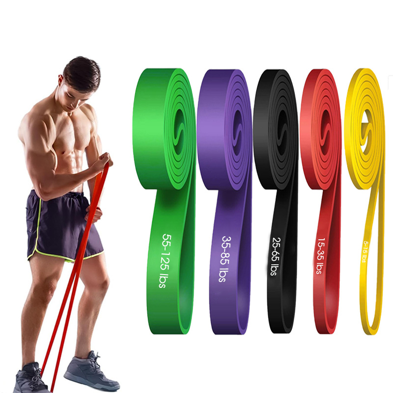 Yoga Fitness Resistance Band - 5er-Pack Widerstandsbänder-Set, TPE, Fitness, Yoga, Stretchbänder,