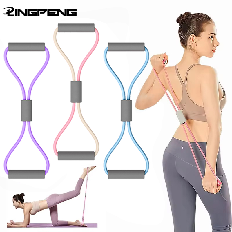Yoga Fitness Resistance Band - 1Pcs Home Gym Elastische Band Tragbare