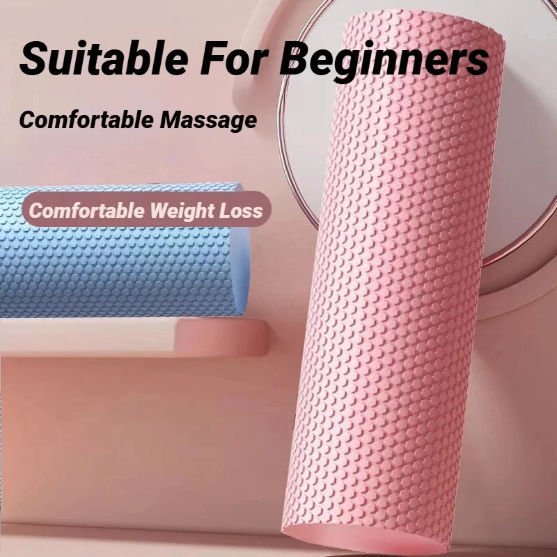Foam Roller - Sechseckige EVA-Schaumstoff-Yoga-Rolle, 10 cm × 30