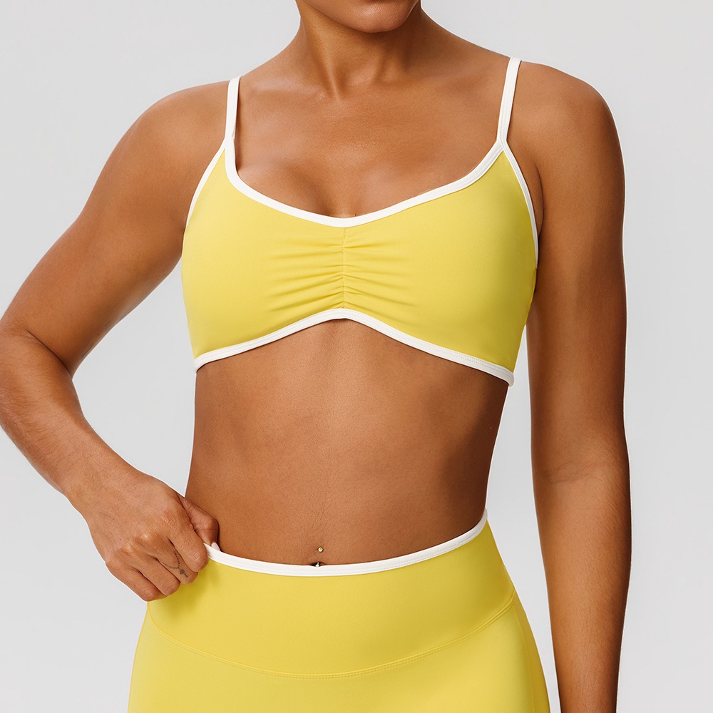 Yoga Blocks - Atmungsaktiver Sport-BH für Damen, sexy Rückenpartie,
