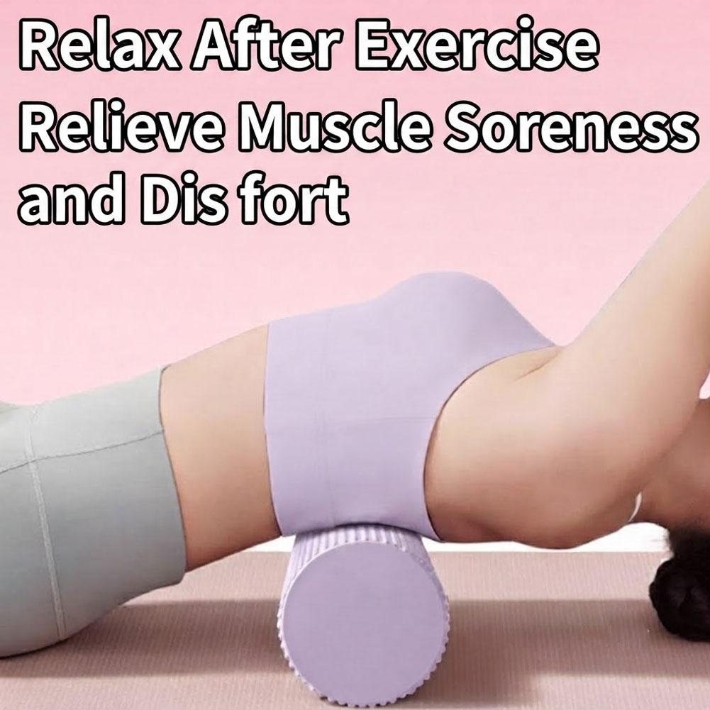 Foam Roller - Yoga-Schaumstoffrolle EVA Hochdichte Yoga-Säule Pilates-Schaumstoffrolle Übungs-Rückenmassagerolle