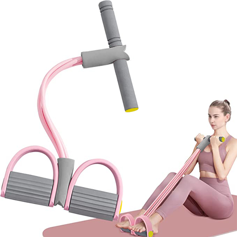 Yoga Pedal Puller Fitness Equipment - Widerstandsbänder 4-Rohr Yoga Pedal Zugband Elastisches
