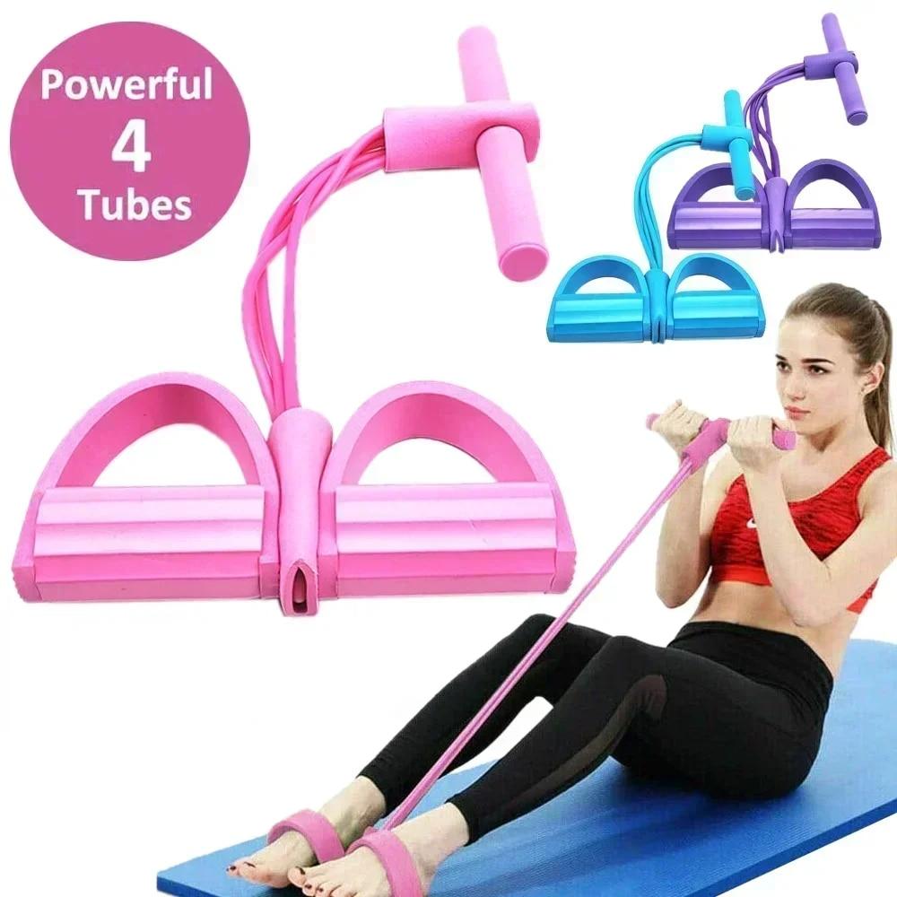 Yoga Fitness Resistance Band - 4/6 Level Widerstandsband, elastische Bänder mit