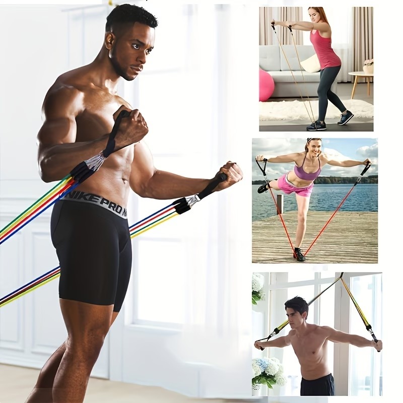 Widerstandsband-Set mit Türank – Yoga Fitness Resistance Band Bewertung und Preis