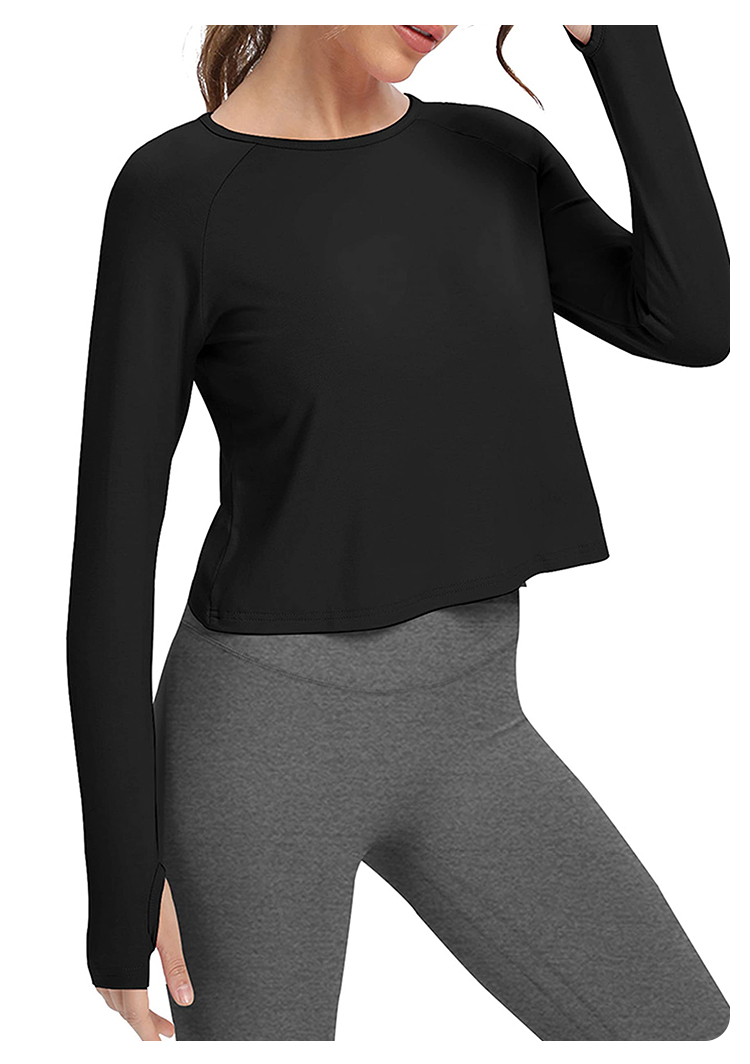 Langärmliges Yoga-Top für Dame – Yoga & Fitness With Denise Bewertung und Preis
