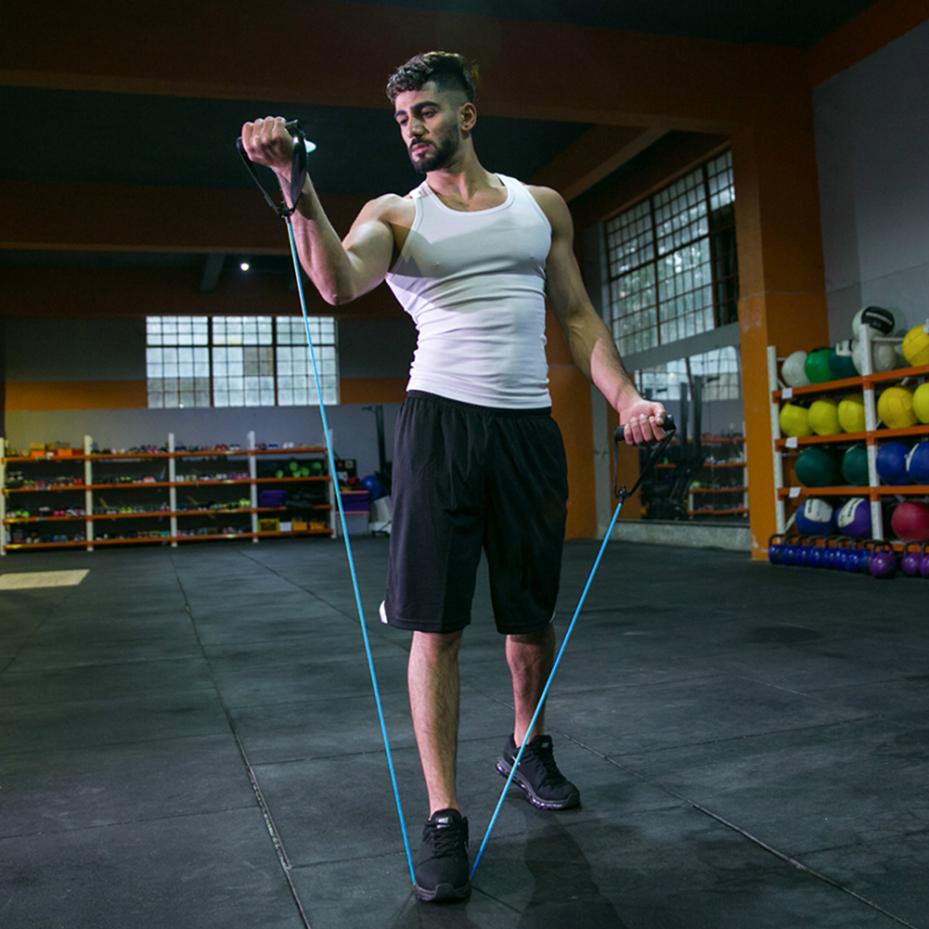 5-Stufen-Widerstandsbänder mit – Yoga Fitness Resistance Band Bewertung und Preis