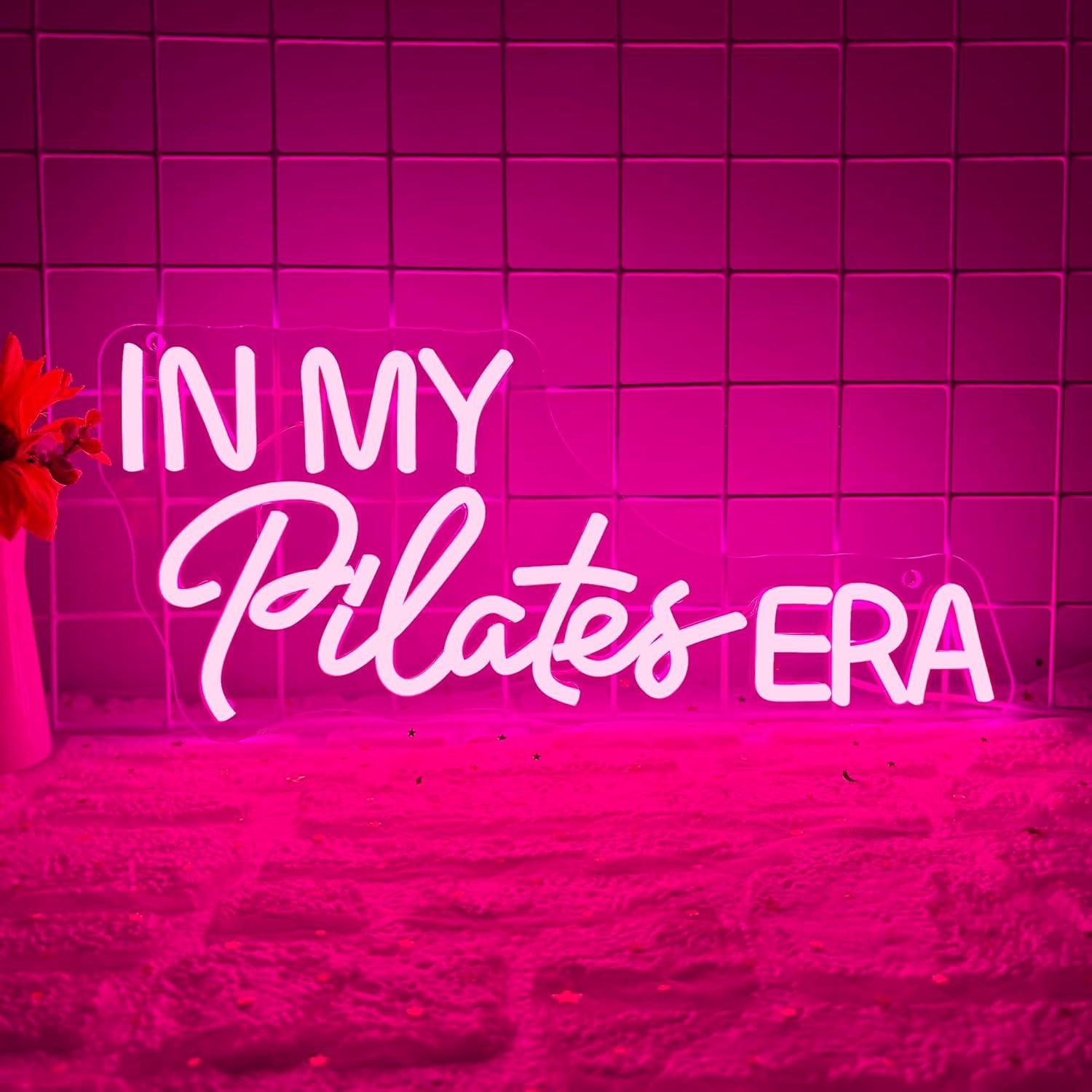 In My Pilates Era Neonschild D – Yoga Fitness Room Bewertung und Preis