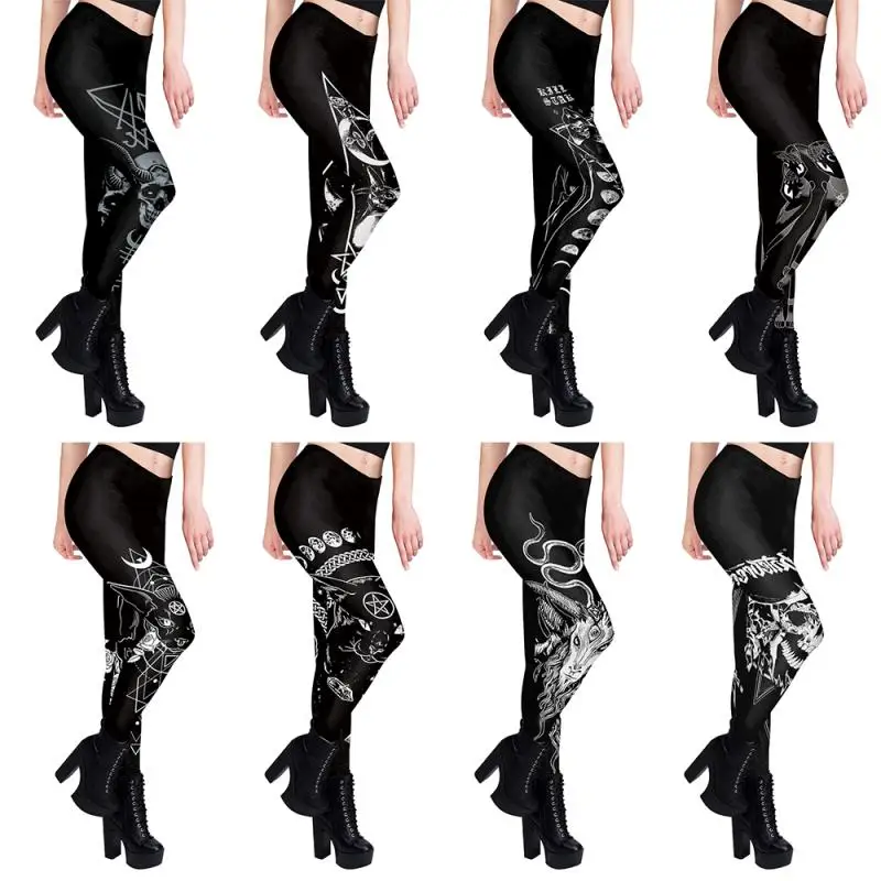 Gothic Frauen Leggings Sexy Mi – Yoga Fitness Holiday Bewertung und Preis