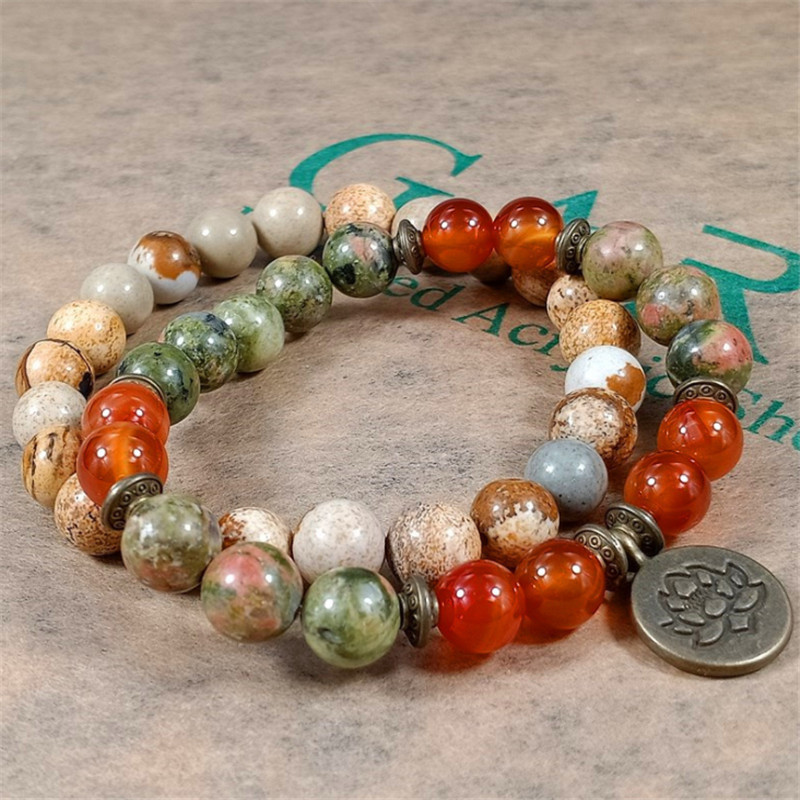 Charm Stein Handgelenk Mala He – J-Yoga Fitness Bewertung und Preis