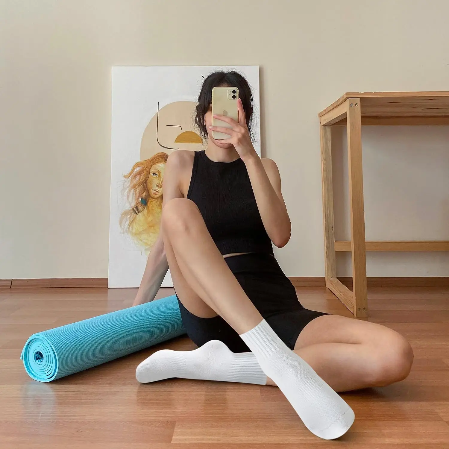 4 Paar Damen-Yoga-Socken, einf – Yoga & Fitness With Denise Bewertung und Preis