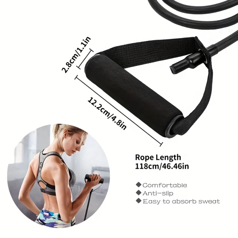 1 Stück 4-stufiges Widerstands – Yoga Fitness Resistance Band Bewertung und Preis