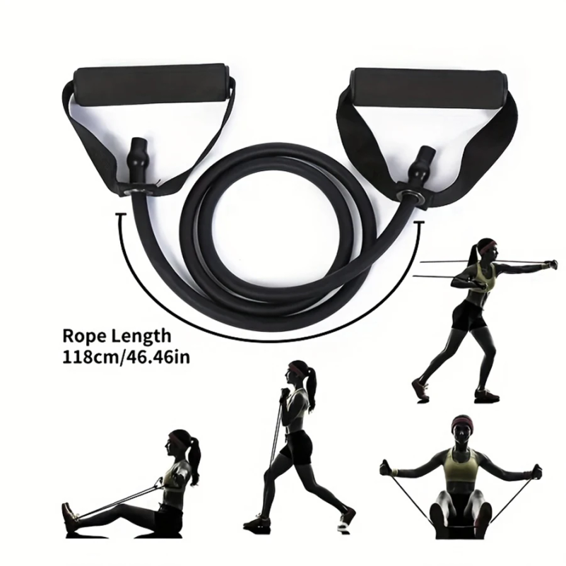 1 Stück 4-stufiges Widerstands – Yoga Fitness Resistance Band Bewertung und Preis