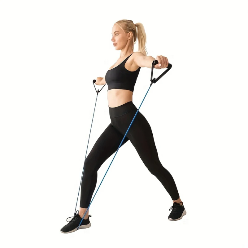 1 Stück 4-stufiges Widerstands – Yoga Fitness Resistance Band Bewertung und Preis