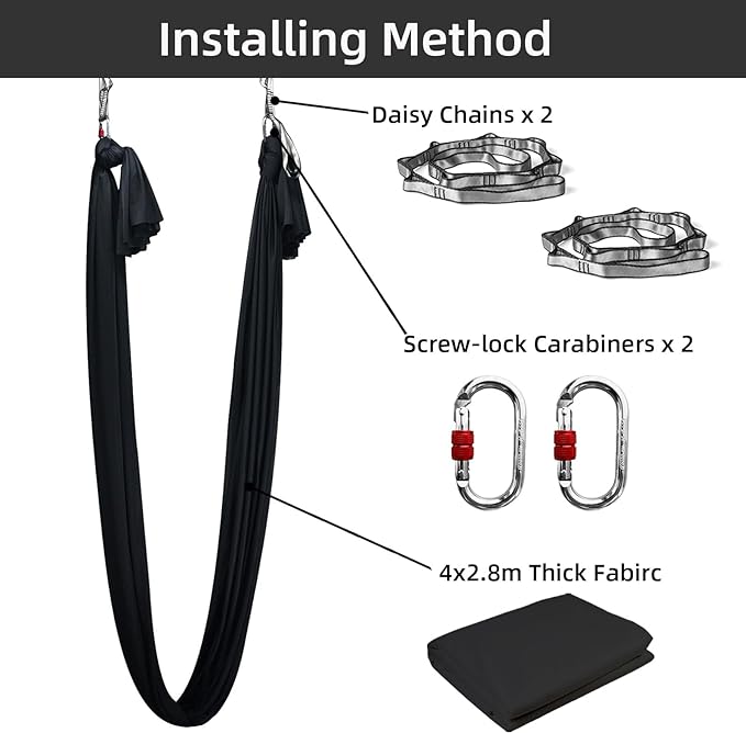 8m Premium Langlebige Aerial Y – Yoga Swing Aerial Bewertung und Preis