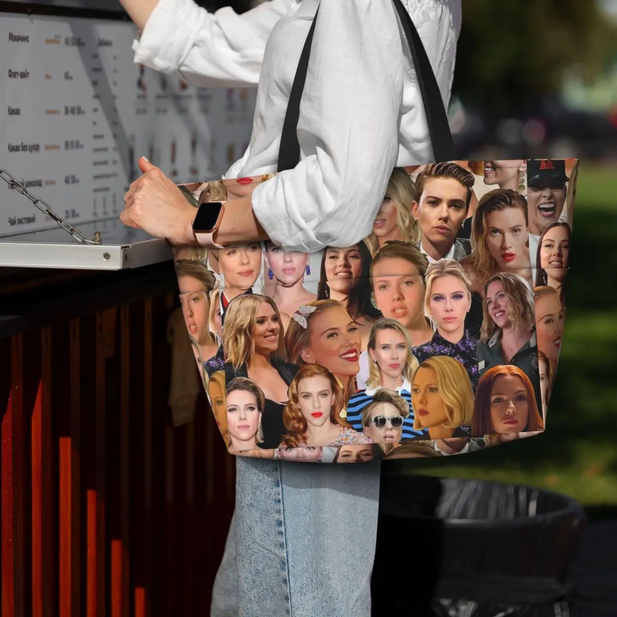Scarlett Johansson Foto-Collag – Yoga Fitness Photos Bewertung und Preis