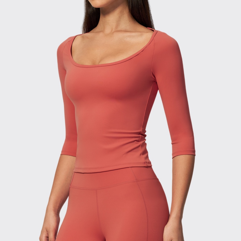 3/4-Ärmel Crop Yoga-Top für Da – J-Yoga Fitness Bewertung und Preis