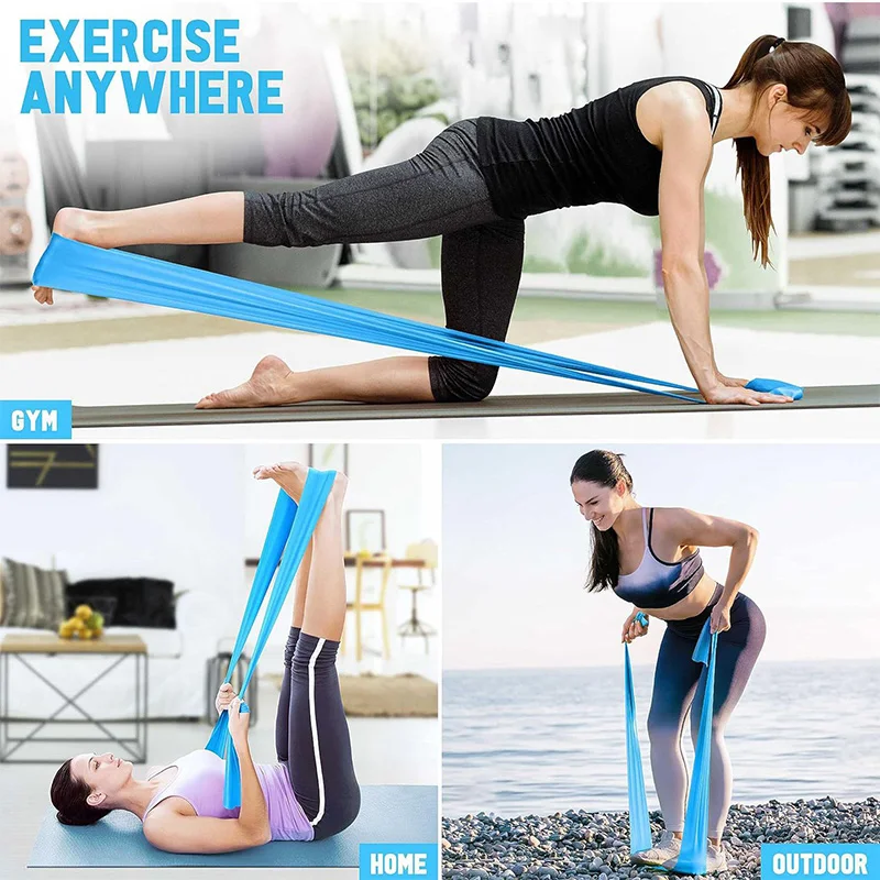 Elastische Yoga-Fitnessbänder, – Yoga Fitness Resistance Band Bewertung und Preis