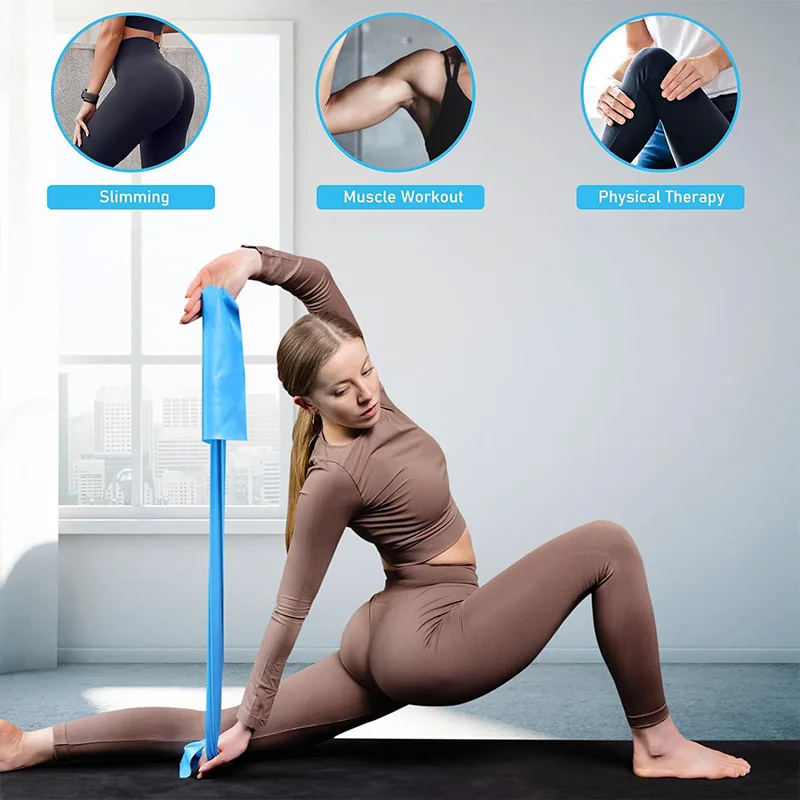 Elastische Yoga-Fitnessbänder, – Yoga Fitness Resistance Band Bewertung und Preis