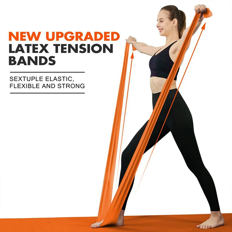 Elastische Yoga-Fitnessbänder, – Yoga Fitness Resistance Band Bewertung und Preis